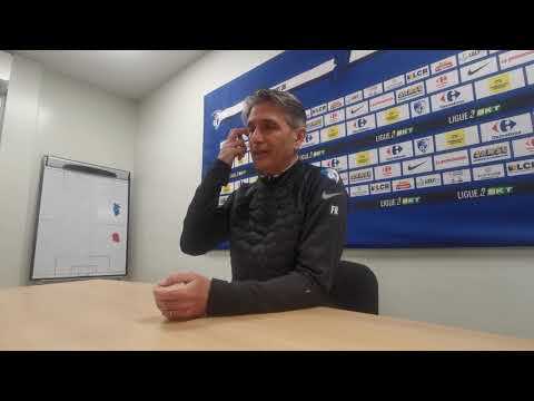 Point presse. Franck Rizzetto avant GF38 - Stade de Reims