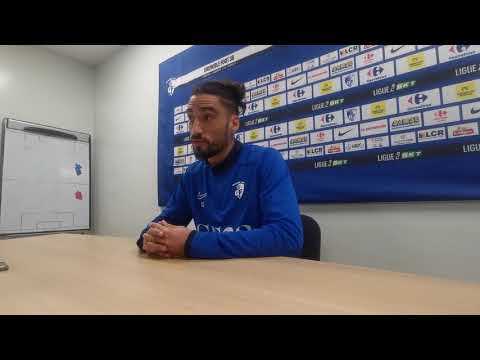 Point presse. Ugo Bonnet avant GF38 - Stade de Reims