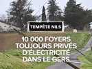 Tempête Nils : 10 000 foyers toujours privés d'électricité dans le Gers 3 jours après