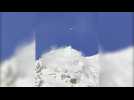 VIDÉO. Un hélicoptère déclenche une avalanche à Chamonix