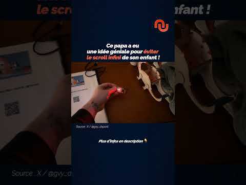 Ce papa a eu une idée géniale pour limiter les écrans de son enfant ! #shorts
