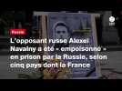 VIDEO. L'opposant russe Alexeï Navalny a été « empoisonné » en prison par la Russie, selon cinq pays dont le Royaume-Uni