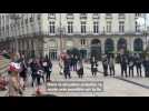 VIDÉO. A Nantes, des manifestants pour un changement de régime en Iran.
