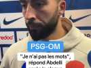 "Je n'ai pas les mots", répond Abdelli après la claque face au PSG pour sa première avec l'OM