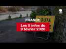 VIDEO. Les 5 infos France du 9 février 2026