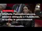 VIDEO. Charlotte Parmentier-Lecocq, ministre déléguée à l'Autonomie, va quitter le gouvernement