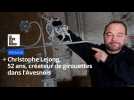 Christophe Lejong crée des girouettes dans l'Avesnois
