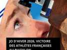 JO d'hiver 2026, victoire des athlètes françaises au biathlon