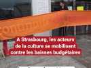 A Strasbourg, les acteurs de la culture se mobilisent contre les coupes budgétaires