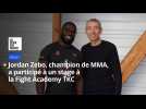 Jordan Zebo, champion de MMA, a participé à un stage à la Fight Academy TKC d'Anzin