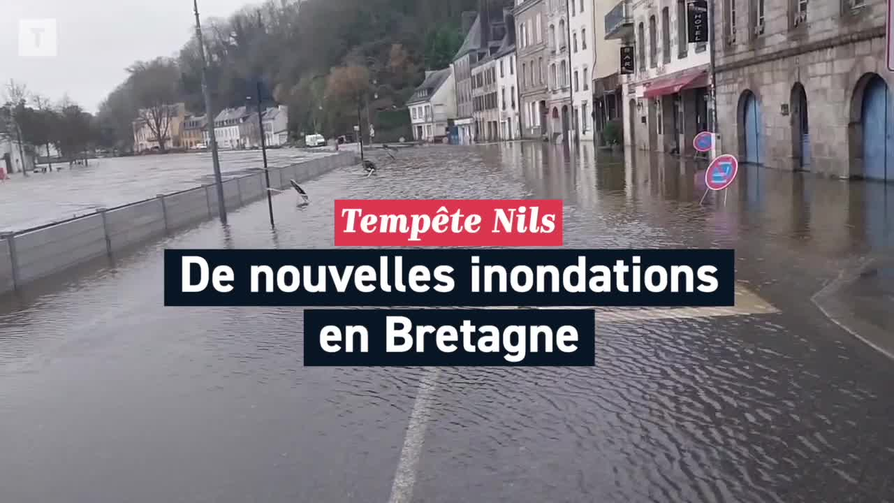 Inondations en Bretagne, alerte à la bombe à Vannes, médaille d’argent sur le Super-G : le point à la mi-journée