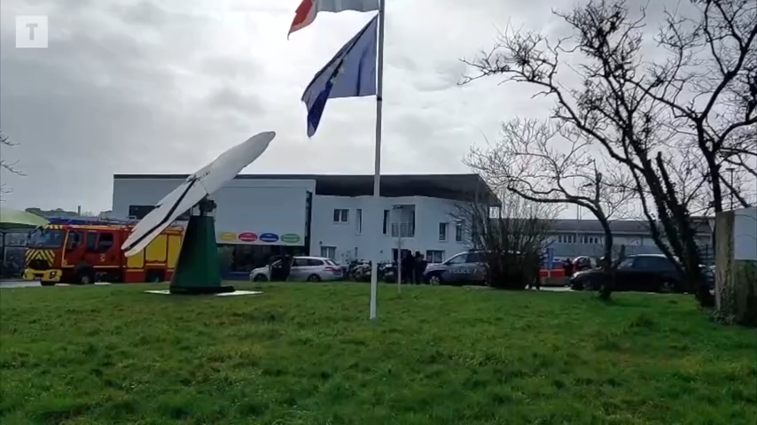 À Vannes, le lycée Saint-Joseph bouclé, un important déploiement de policiers et pompiers sur place [Vidéo]