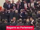 Bagarre au Parlement turc entre des députés