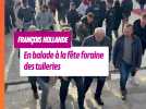 Quand François Hollande et Marcel Campion profitent d'un tour à la Fête foraine des Tuileries