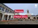 VIDÉO. Chantier colossal à Rennes, la rénovation de l'Hôtel-Dieu avance avec la fin du gros oeuvre pour la chapelle