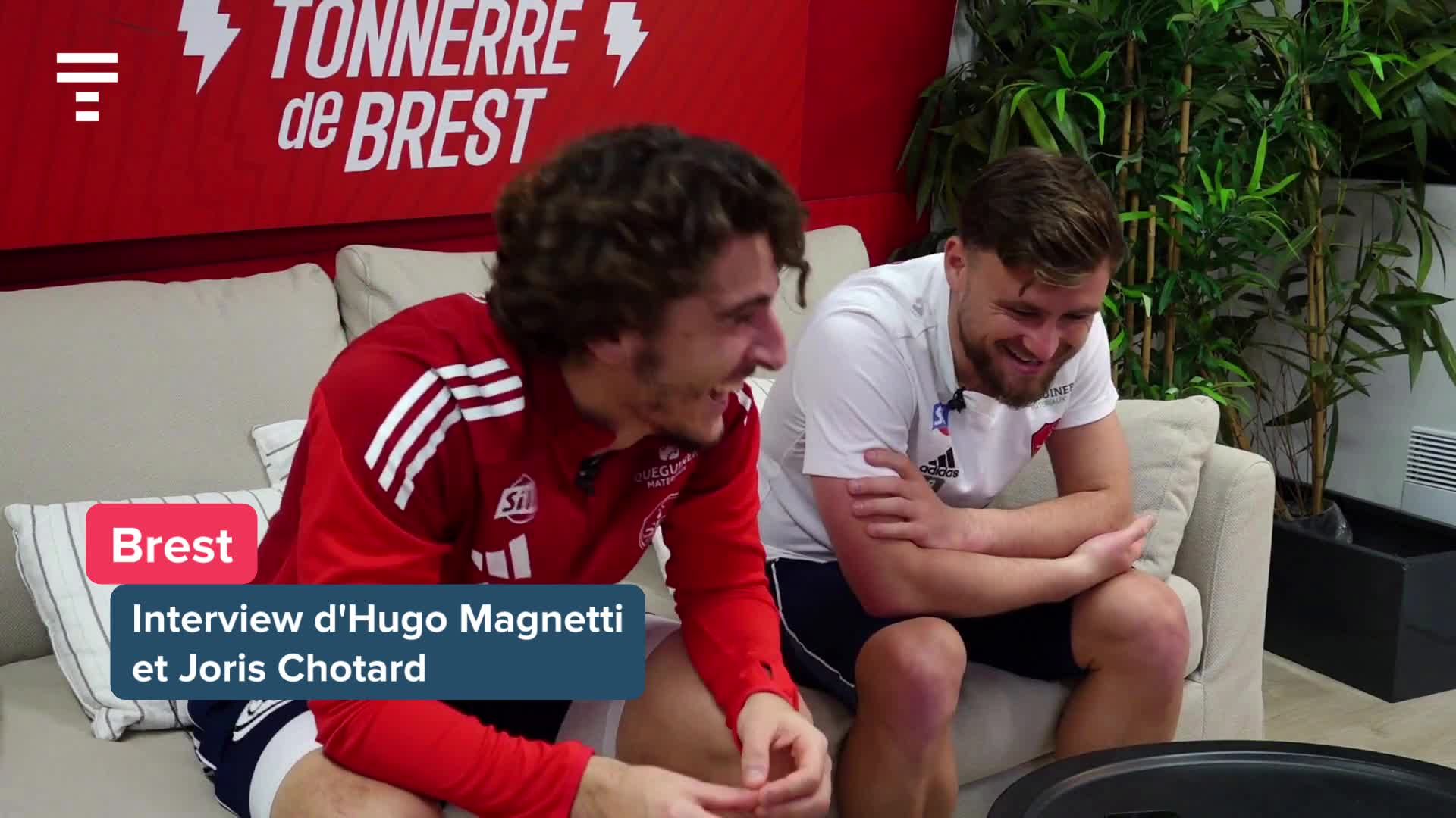 « On a la même mentalité, on est ouverts, joyeux, chambreurs » : Hugo Magnetti et Joris Chotard, les complices du milieu du Stade Brestois