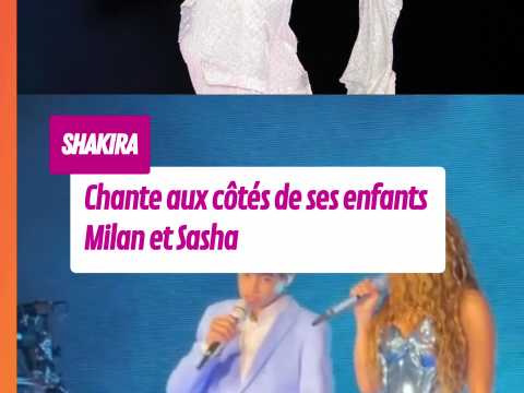 VIDEO : Shakira chante aux cts de ses enfan…