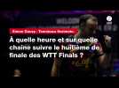 VIDÉO. Simon Gauzy - Tomokazu Harimoto. À quelle heure et sur quelle chaîne suivre le huitième de finale des WTT Finals ?