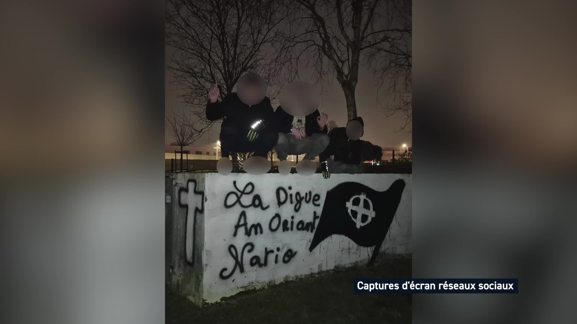 Actes violents, dégradations, intimidations... Jusqu'où ira l'extrême droite radicale à Lorient ?