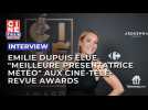 Emilie Dupuis élue "Meilleure présentatrice météo" aux Ciné-Télé-Revue Awards: "Je suis hyper épanouie"