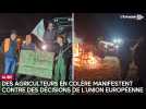 Des agriculteurs en colère dans l'Aube manifestent contre des décisions de l'Union européenne