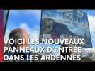 Voici les nouveaux panneaux d'entrée dans le département des Ardennes
