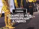 Jammel Debbouze, Philippe Lacheau : l'équipe du film "Marsipulami" à Tarbes