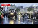 VIDÉO. À Rennes, une centaine de tracteurs stationnés devant la préfecture de Bretagne