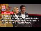 Ophélie Fontana et Olivier Schoonejans élus meilleurs présentateurs de JT aux Ciné-Télé-Revue Awards