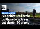 Opération « 100 000 arbres pour demain » portée par La Voix du Nord : 190 nouveaux arbres plantés à Artres