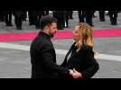 En visite à Rome, Volodymyr Zelensky déclare avoir "confiance en Giorgia Meloni"