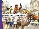 Crèche vivante et dromadaires à Charleville-Mézières