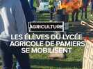 Deuxième journée de mobilisation des élèves du lycée agricole de Pamiers