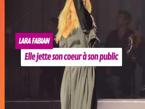 VIDEO : Lara Fabian arrache son coeur et le j…