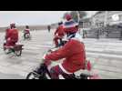 VIDÉO. À Saint-Nazaire, les Pères Noël se baladent à Solex