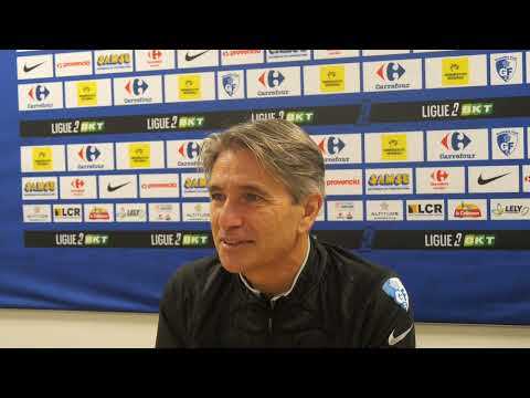 Conférence de presse de Franck Rizzetto avant GF38 - Montpellier (J17, Ligue 2)