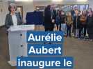 Aurélie Aubert inaugure le collège qui porte son nom dans l'Eure