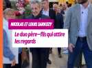 Louis et Nicolas Sarkozy, le duo père-fils qui attire les regards