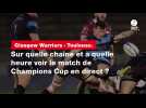 VIDÉO. Glasgow Warriors - Toulouse : sur quelle chaîne et à quelle heure voir le match de Champions Cup en direct ?