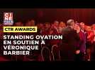 Standing ovation pour Véronique Barbier aux CIné-Télé-Revue Awards 2025