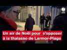 VIDÉO. L'opposition à la thalasso de Larmor-Plage ne manque pas d'air... de Noël