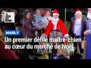 Un premier défilé maître-chien au marché de Noël de Marly