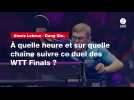 VIDÉO. Alexis Lebrun - Dang Qiu. A quelle heure et sur quelle chaîne suivre ce duel des WTT Finals ?