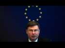 Le commissaire européen à l'Économie, Valdis Dombrovkis, appelle les 27 à faire bloc