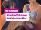 2 candidates à Miss France 2026 destituées de leur titre