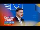 Europe Today : le commissaire européen Dombrovskis sur les guerre en Iran et en Ukraine