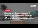 VIDEO. Espagne. Il se présente à toutes les élections depuis 47 ans et... n'a jamais gagné