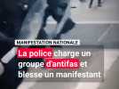 Journée de mobilisation à Bruxelles : la police charge un groupe d'antifas et blesse un manifestant