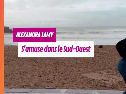 VIDEO : Alexandra Lamy s'amusent dans le Sud-&hellip;