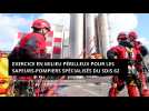 Exercice en milieu périlleux pour les sapeurs-pompiers spécialisés du SDIS 62 : Le Grimp à Limagrain
